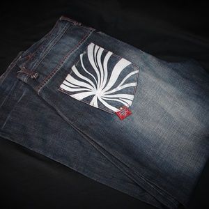 Akademics Mens Jeans with Embroidery SZ36
